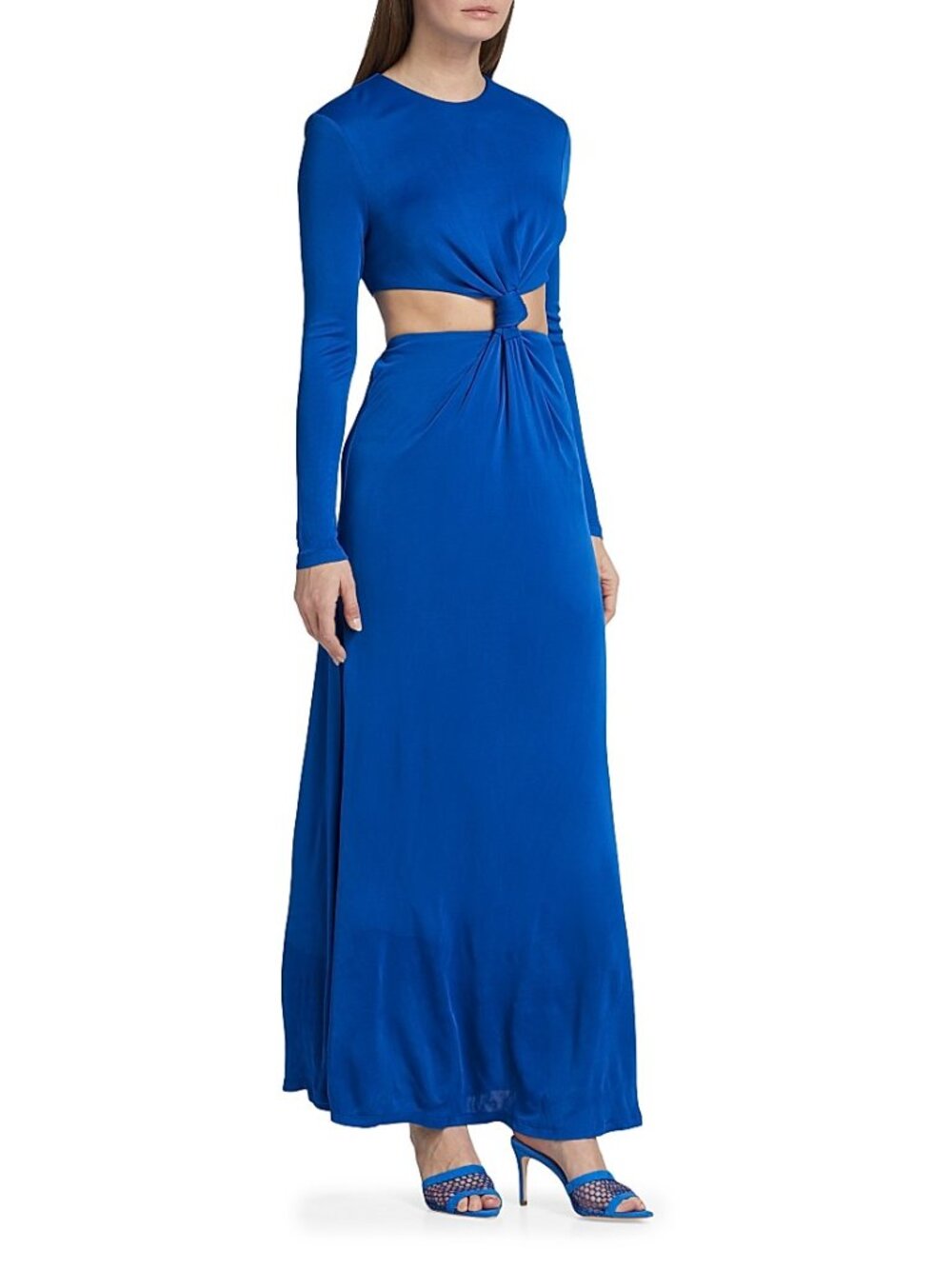 Farm Rio Knotted Cut-Out Maxi Dress Size XS NWT